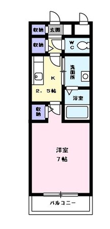 セモア中山の物件間取画像